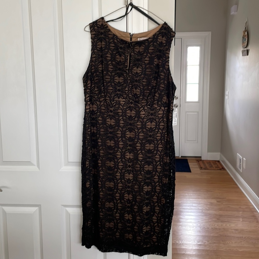 NWT Black Lace Cocktail Dress size 16W